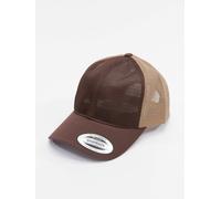 sportliche Flexfit Unisex Cap gesteppt Mesh mit Baumwolle Braun