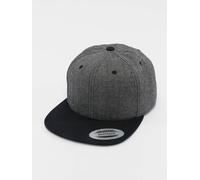 sportliche Flexfit Unisex Cap Stretch mit Baumwolle Grau/Schwarz