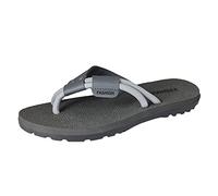 Sportliche Flip-Flop-Sandalen für Herren, Plateau-Slipper, breite Passform, für Sommer, Strand, leicht, Dusche, Walking, Slides, offene Zehen, rückenfrei, Fußgewölbeunterstützung, grau, 40 2/3 EU