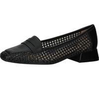 Slipper PETER KAISER "Peter Kaiser Slipper Leder", Damen, Gr. 38,5, schwarz, Leder, casual, Schuhe (42312338-38,5) schwarz