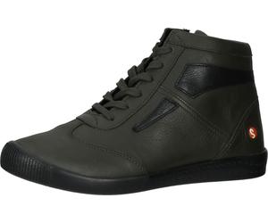 Sportliche softinos Stiefelette Schnürschuhe für Damen P900729 005 Grün 36