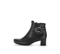 Gabor Damen Ankle Boots, Frauen Stiefeletten,Moderate Mehrweite (G),uebergangsstiefel,gefüttert,Stiefel,Bootee,schwarz (Mel.),40 EU / 6.5 UK