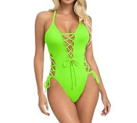 Sportlicher Bikini Damen Große Rashguard Taille Luxus Weißer Wattierte Gefütterten Orange Mollig Samt Schnur Trainingsbadeanzug Profi Frei Durchlässig Figurumspielender Gerafftes Schulterfreies Welt