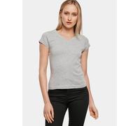 sportliches Build Your Brand Damen T-Shirt 140 g/m² mit Baumwolle Grau S