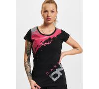 sportliches Dangerous DNGRS Damen T-Shirt 190 g/m² mit Baumwolle Schwarz XL