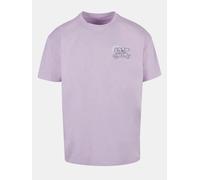 sportliches Lost Youth Herren T-Shirt Oversize 240 g/m² mit Baumwolle Violett S
