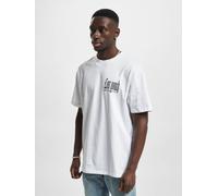 sportliches Lost Youth Herren T-Shirt Oversize 240 g/m² mit Baumwolle Weiß L