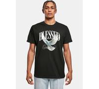 T-Shirt MISTERTEE "MisterTee Blessed Forever Tee", Damen, Gr. S, schwarz, 100% Baumwolle, bedruckt, normal, Rundhals, Shirts T-Shirt (45380329-S) schwarz