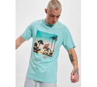sportliches Mister Tee Herren T-Shirt mit Baumwolle Hell-Blau L