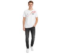 sportliches PUMA x F1 Formel 1 Motorsport Herren T-Shirt Baumwoll-Shirt F1 Klassiker 701228160 002 Weiß S