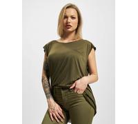 sportliches Urban Classics Damen T-Shirt 140 g/m² Khaki S