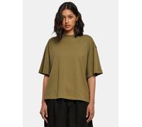 sportliches Urban Classics Damen T-Shirt Oversize 240 g/m² mit Baumwolle Oliv-Grün XS