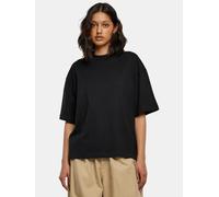 sportliches Urban Classics Damen T-Shirt Oversize 240 g/m² mit Baumwolle Schwarz XS