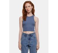 sportliches Urban Classics Damen T-Shirt Stretch 180 g/m² mit Baumwolle Blau M