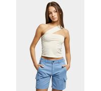 sportliches Urban Classics Damen T-Shirt Stretch Slim Fit 180 g/m² mit Baumwolle Ecru-Weiß M