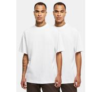 Urban Classics Herren T-Shirt Tall Tee TB006A - 2er-Pack Baumwolle Weiß L