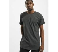 Urban Classics Herren T-Shirt Long Shaped Turnup Tee, lässiges T-Shirt für Männer, in langem Schnitt, erhältlich in vielen Farben, Charcoal, L