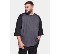 sportliches Urban Classics Herren T-Shirt 200 g/m² mit Baumwolle Grau/Schwarz L