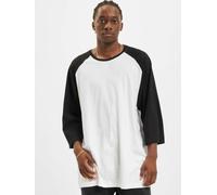 sportliches Urban Classics Herren T-Shirt 200 g/m² mit Baumwolle Weiß/Schwarz 4XL