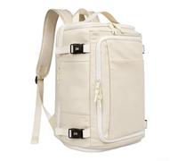 Sportrucksack, 28-38 l, leichtes Oxford-Gewebe, erweiterbare Reisetasche mit unabhängiger Schuhtasche und Schutzhülle für 39,6 cm (15,6 Zoll) Laptop (weiß)