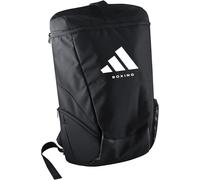 Sportrucksack ADIDAS PERFORMANCE "BackPack Boxing black/white S" Gr. S, schwarz, Rucksäcke, B/H/T: 28cm x 45cm x 17cm, S, Polyester, B:28cm H:45cm T:17cm (21578647-S) schwarz
