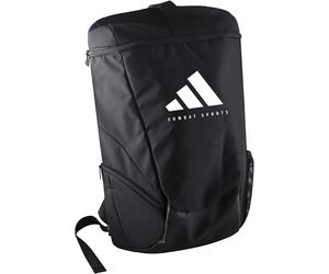 Sportrucksack ADIDAS PERFORMANCE "EP BackPack Combat Sports black/white S" Gr. S, schwarz, Rucksäcke, B/H/T: 28cm x 45cm x 17cm, S, Polyester, B:28cm H:45cm T:17cm (23635624-S) schwarz