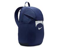 Sportrucksack NIKE "NK ACDMY TEAM BKPK 2.3", blau (midnight navy, midnight navy, weiß), Rucksäcke, Obermaterial: 90% Polyester, 10% Nylon, für Training, 30 Liter Volumen, mit Vordertasche für Ball (84