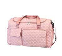 Sports Tote Bag Für Frauen - Travel Duffel, Gym Holdall | Wasserdichtes Nasses Trennfach, Verstellbarer Schultergurt Design, Leichter Carryall, Organizer Mit Großer Kapazität, Pink, verwijzen naar de