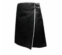 Sports Utility-Kilt Für Herren Kariert Faltenrock Gothic Streetwear Rock Kurzer Schottenrock Karierter Kilt Schottischer Mit Kontrasttaschen Schottischen Stil Individualität Vintage Männer Kleidung