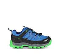 CMP Unisex Kinder Kids Rigel Low Shoes Wp Trekking-Schuhe, Blau Grau Grün Danube Bluish, 40 EU