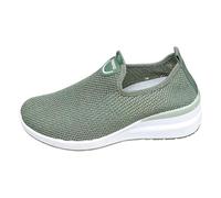 Sportschuhe Damen Schwarz Leichte Orthopädische Sneaker Rutschfest Sommer Laufschuhe Turnschuhe Breite FüßE Walkingschuhe Hallensportschuhe Mesh Atmungsaktiv Freizeitschuhe Fitnessschuhe 36-42