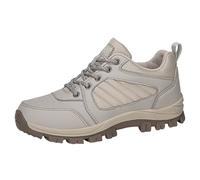 Sportschuhe für Damen, Sport, für den Außenbereich, leicht, für Damen, Wanderschuhe, Orthopädische Wanderschuhe, Sneakers mit dämpfender und rutschfester Sohle, Traillaufschuhe, Trekking, beige, 40 EU
