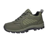 Sportschuhe für Damen, Sport, für den Außenbereich, leicht, für Damen, Wanderschuhe, Orthopädische Wanderschuhe, Sneakers mit dämpfender und rutschfester Sohle, Traillaufschuhe, Trekking, grün, 40 EU
