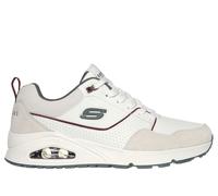 Skechers Sneaker UNO-RETRO ONE Weiß/Grün Komfort-Innensohle Herren Größe 45