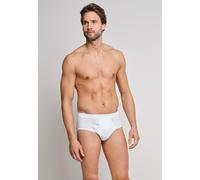 Schiesser Herren 2 Pack Sportslip Mit Eingriff - Essential Doppelripp Slip, Weiss_205177, XXL EU