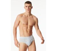 Sportslips mit Eingriff 2er Pack hellblau kariert - Essentials 9