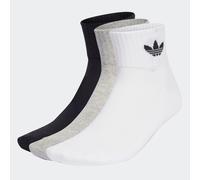 Mid Crew Socken, 3 Paar White / Medium Grey Heather / Black 43-45