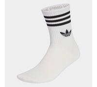 Sportsocken ADIDAS ORIGINALS "3 STR CRW S 10P", Damen, Gr. L (43/45), weiß, Obermaterial: 49% Baumwolle, 48% Polyester, 2% Elasthan, 1% Polyamid, Socken Sportsocken (23192317-L) weiß
