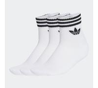 3-Streifen Ankle Socken, 3 Paar White / White / White 40-42