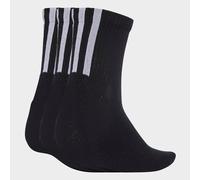 Sportsocken ADIDAS ORIGINALS "3S 1/4 SOCKS 3P", Herren, Gr. XL (46/48), schwarz (schwarz, schwarz, schwarz), Obermaterial: 60% Baumwolle, 37% Polyester, 2% Elasthan, 1% sonstige Fasern, Socken Sportso