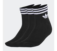 adidas Originals Sneakersocken mit Logo-Print im 3er-Pack in Black, Größe 35-38