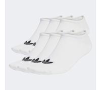 Sportsocken ADIDAS ORIGINALS "LINER SOCKS 6P", Herren, Gr. M (40/42), weiß (weiß, weiß, weiß), Obermaterial: 73% Baumwolle, 24% Polyester, 2% Elasthan, 1% sonstige Fasern, Socken (34414545-M) weiß, we