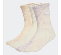 Sportsocken ADIDAS ORIGINALS "TIE DYE CR S 3P", Herren, Gr. L (43/45), silber (halo blush, silber dawn, cream weiß), Obermaterial: 50% Baumwolle, 46% Polyester, 3% Elasthan, 1% sonstige Fasern, Socken