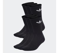 Sportsocken ADIDAS ORIGINALS "TR CREW S 6P", Herren, Gr. S (37/39), schwarz, Obermaterial: 65% Baumwolle, 31% Polyester, 3% Elasthan, 1% sonstige Fasern, Socken Sportsocken, 6 Pack Socken mit Logo (70