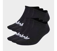 Sportsocken ADIDAS ORIGINALS "TREFOIL LINER 6", Herren, Gr. M (40/42), schwarz, Obermaterial: 73% Baumwolle, 24% Polyester, 2% Elasthan, 1% sonstige Fasern, Socken (10813844-M) schwarz