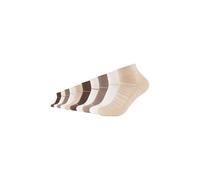 Sportsocken CAMANO "10er Pack", Damen, Gr. 39-42, cuban sand, 73% Baumwolle, 25% Polyamid, 2% Elasthan, uni, Socken Sportsocken (55706818-39) cuban sand