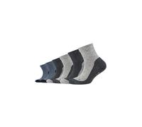 Funktionssocken CAMANO "function", Mädchen, Gr. 39-42, grau (dunkelgrau, meliert), Materialmix, mehrfarbig, melange, meliert, Socken, mit feuchtigkeitsregulierenden Funktionsfasern (79395539-39) dunke