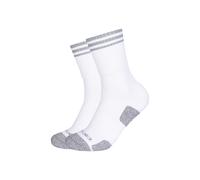 Sportsocken CAMANO "Socken 2er Pack", Damen, Gr. 35-38, weiß, 64% Polyester, 34% Polyamid, 2% Elasthan, gestreift, Socken Sportsocken, 2er Pack Mesh-Belüftung sorgt für ideales Fußklima, Mittelfuß-Bog