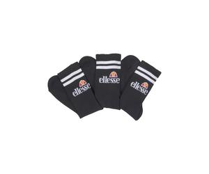 Sportsocken ELLESSE "Pullo 3Pk Socks", Damen, Gr. 12 (46/47/48), schwarz, Obermaterial: 67% Baumwolle, 25% Polyester, 5% Polyamid, 3% Elasthan, Socken Sportsocken (75396942-12) schwarz