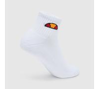 Sportsocken ELLESSE "RILLA SOCK", Herren, Gr. 4 (38/39/40), weiß, Baumwollmischung, unifarben mit Farbeinsatz, Socken Sportsocken (25155016-4) weiß